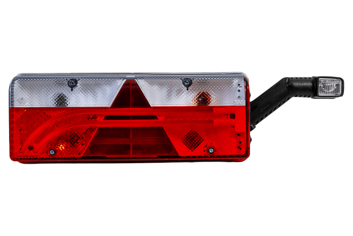 ASPÖCK EUROPOINT III LED galinis žibintas su bajoneto jungtimi, 7 kontaktų, ASS2, su garso signalu, 7 funkcijų, dešinėje