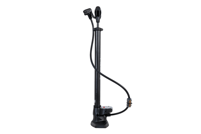 Universalus dviračio siurblys su manometru FISCHER 85580
