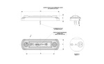 Universali LED markerinė lempa HORPOL LD 677
