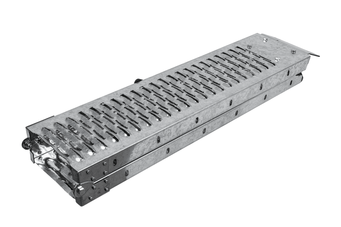 UNITRAILER ALR004B sulankstomos plieninės rampos priekaboms, 190 cm, 400 kg, 2 vnt. komplektas
