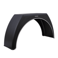Priekabos sparnas 15-17,5" DOMAR DK3112 plokščia rato arka 950/280 mm su balta apdaila