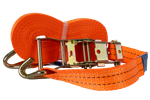 UNITRAILER 12m/35mm/2t oranžinis tvirtinimo diržas su įtempikliu