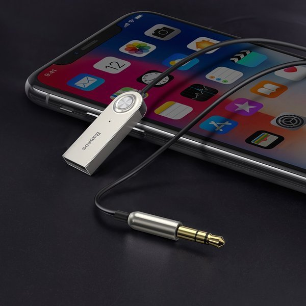 Adapterio siųstuvas BASEUS BA01 Audio AUX garso imtuvas Bluetooth 5.0