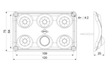 HORPOL LWD2156 LED 900lm automobilio salono žibintas su judesio jutikliu