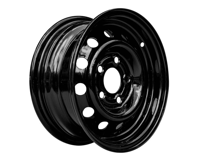 Plieninis ratlankis UNITRAILER priekabai, juodas, 4,5Jx13"H2 5x112 ET:30