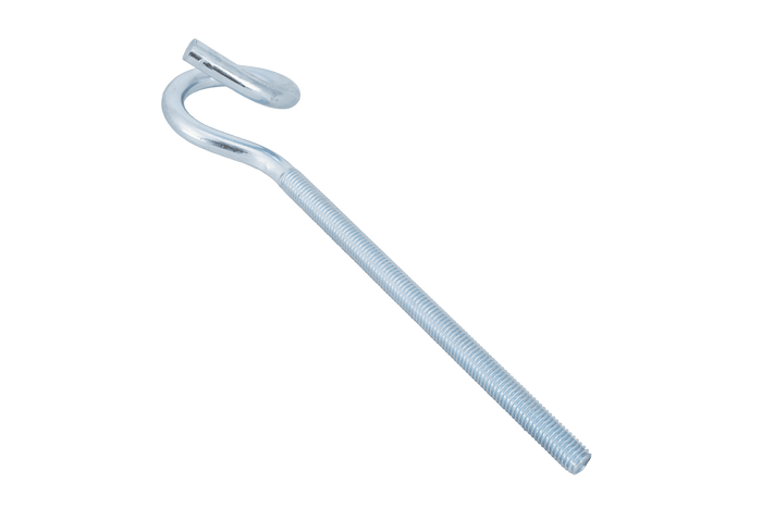 DROMET HOH M10x225 statybinis kablys su pasukamu galu