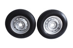 Dviejų sustiprintų ratų rinkinys priekabai LINGLONG TYRES 165/80 R13C 96/94N UNITRAILER RIMS 4.5Jx13"H2 5x112 ET:30