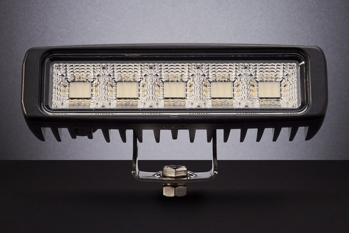 LED darbo žibintas su atšvaitu TT TECHNOLOGY BLACK TT.13445 45xLED 3120lm stačiakampis