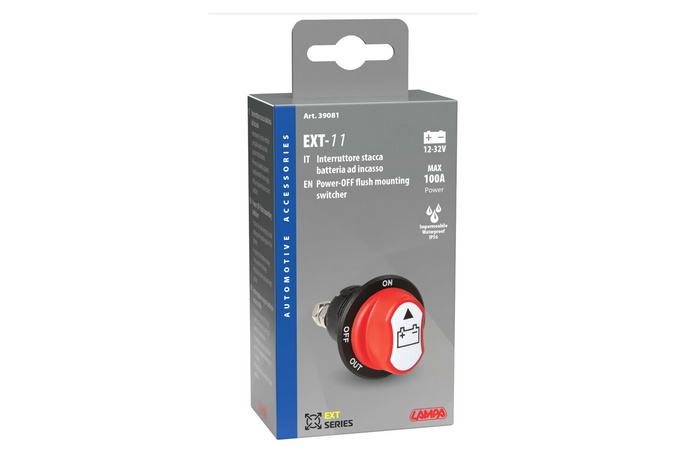 Akumuliatoriaus atjungiklis 12–32 V LAMP Ext-11